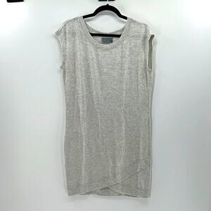 Athleta Sweatshirt Tank Dress - Light Gray - Small